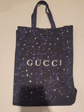 Gucci Navy Star Constellation Tote